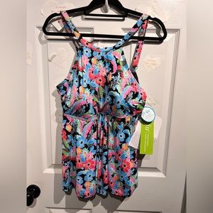 Fit4U Swim Separate Tankini Top 16w
